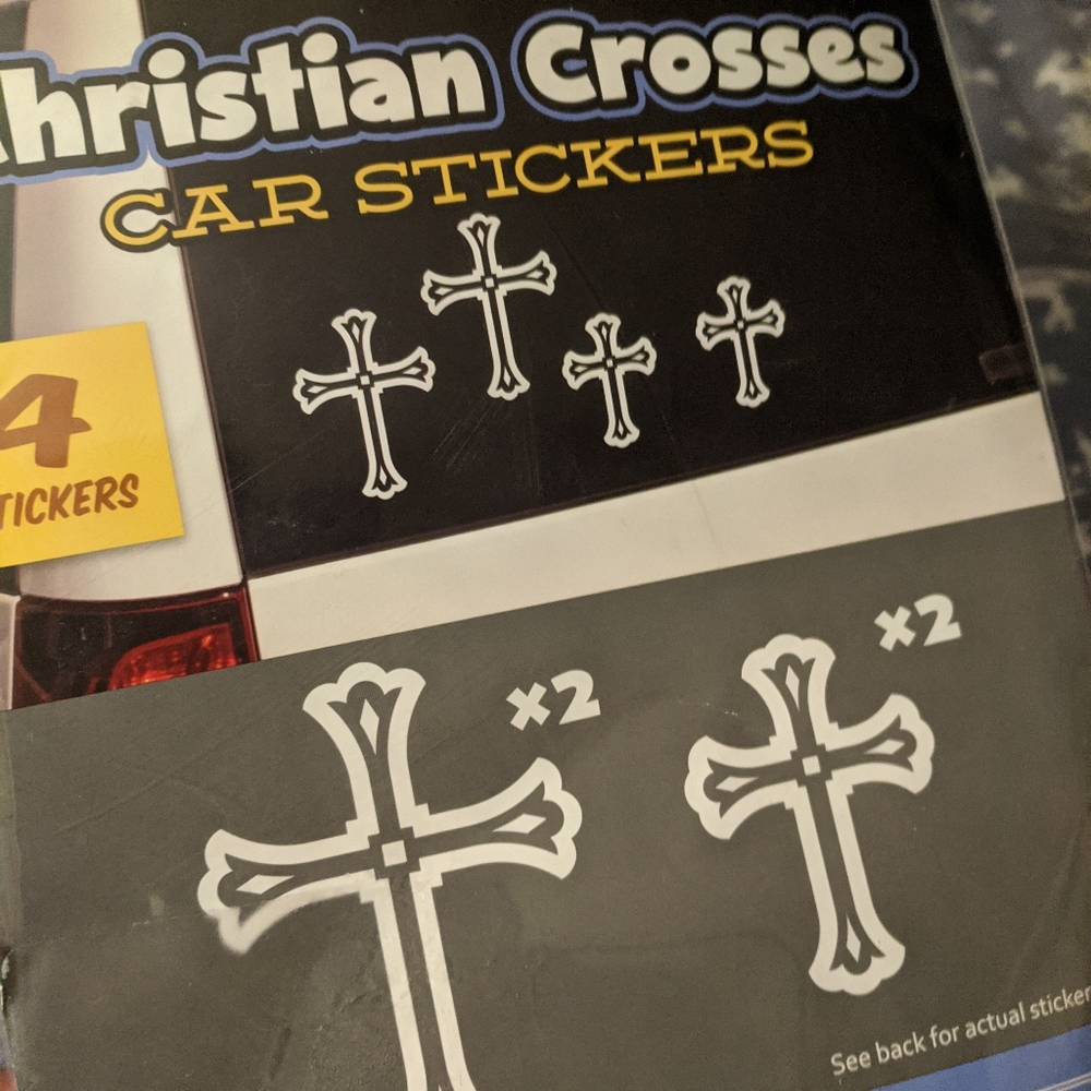NEW! Christian Cross Car Stickers - Picture 4 of 5